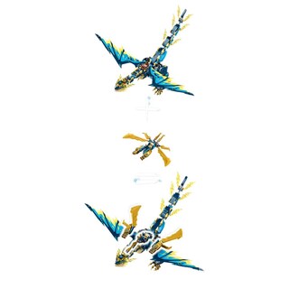 Foto 3 | Lego Ninjago Dragon Elemental Vs Meca De La Emperatriz 71796