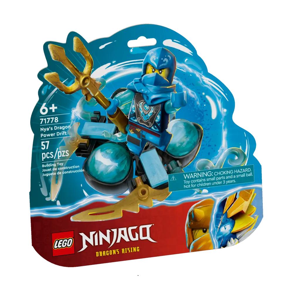 Foto 2 pulgar | Lego Ninjago Nya Dragon Power: Derrape Spinjitzu 71778