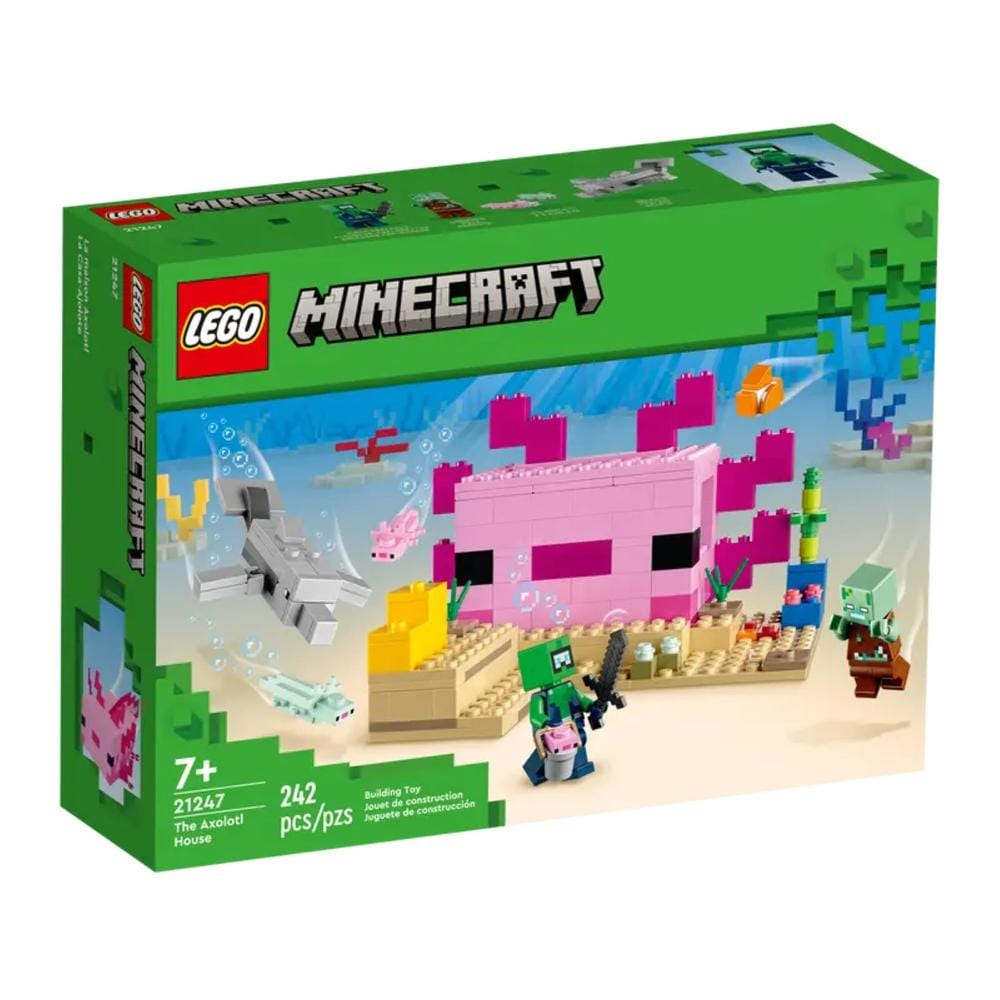 Set de Juego Lego Minecraft La Casa Ajolote 21247 $779