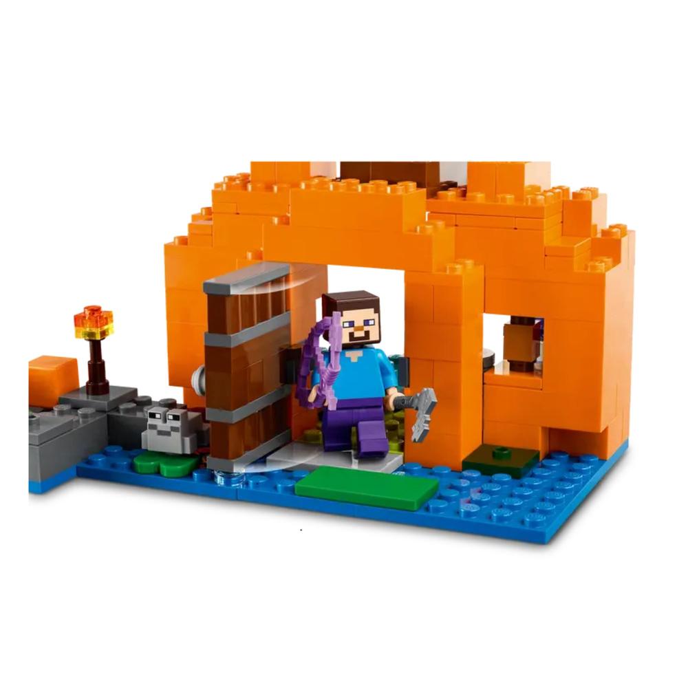 Foto 2 | Set de Juego Lego Minecraft La Granja Calabaza 21248