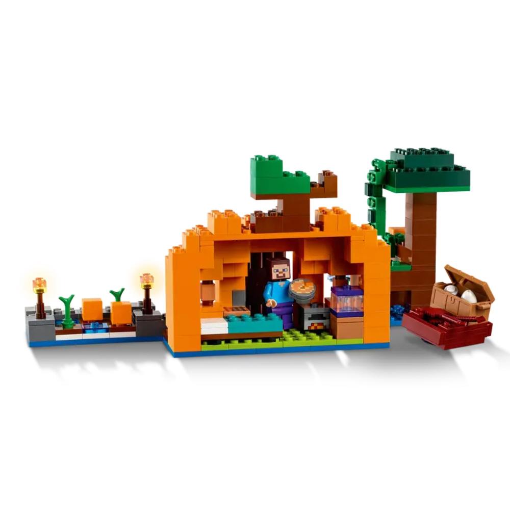 Foto 3 | Set de Juego Lego Minecraft La Granja Calabaza 21248