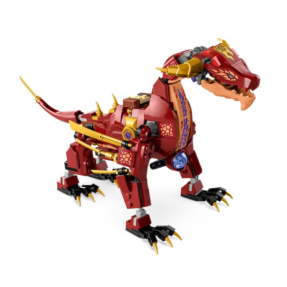 Foto 4 pulgar | Set de Juego Lego Ninjago Dragon de Lava Transformable de Heatwave 71793