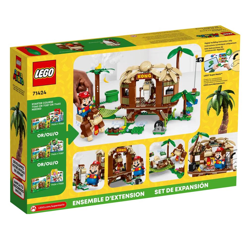 Foto 3 | Lego Super Mario Set de Expansión: Casa del Árbol de Donkey Kong 71424