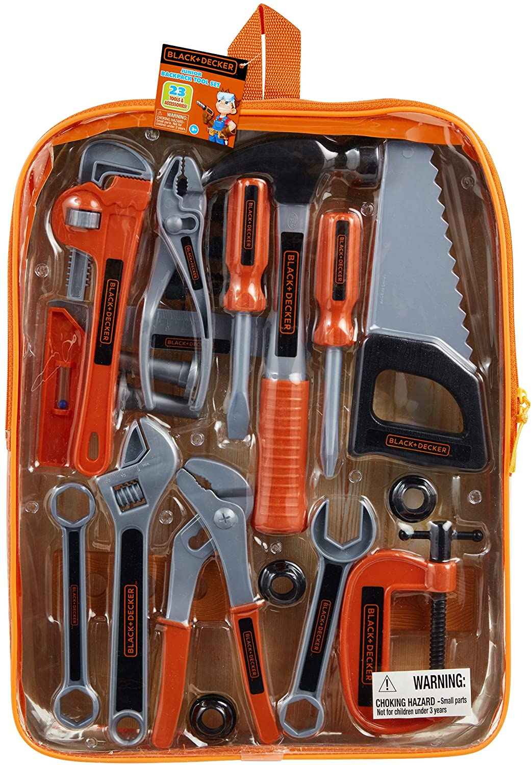 Venta Internacional- Set de Herramientas de Juguete con Mochila Black+Decker Jr. 23 Piezas