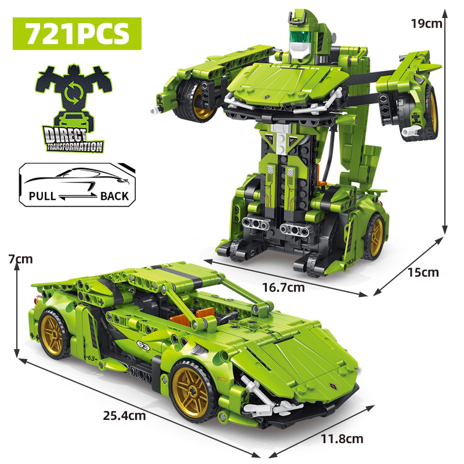 Foto 5 pulgar | Bloques para Arma Didacti Juegos Transformer 2 en 1