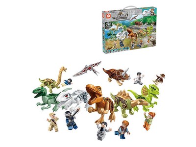 Foto 3 | Bloques de Construcción de Dinosaurios con Jeep 539 Piezas