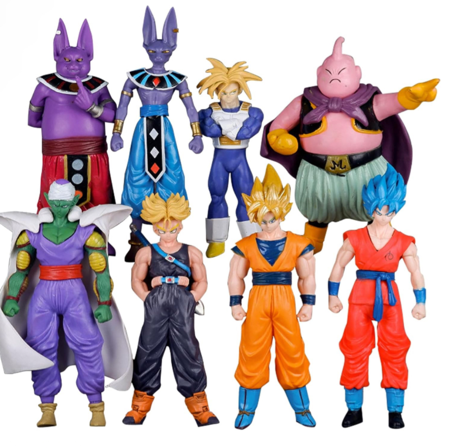 Figuras de Acción Dbz Dragon Ball 8 Piezas