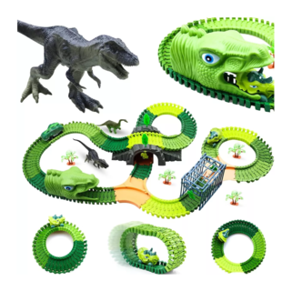 Foto 2 | Juguetes de Dinosaurios con 2 Coches 221 Piezas
