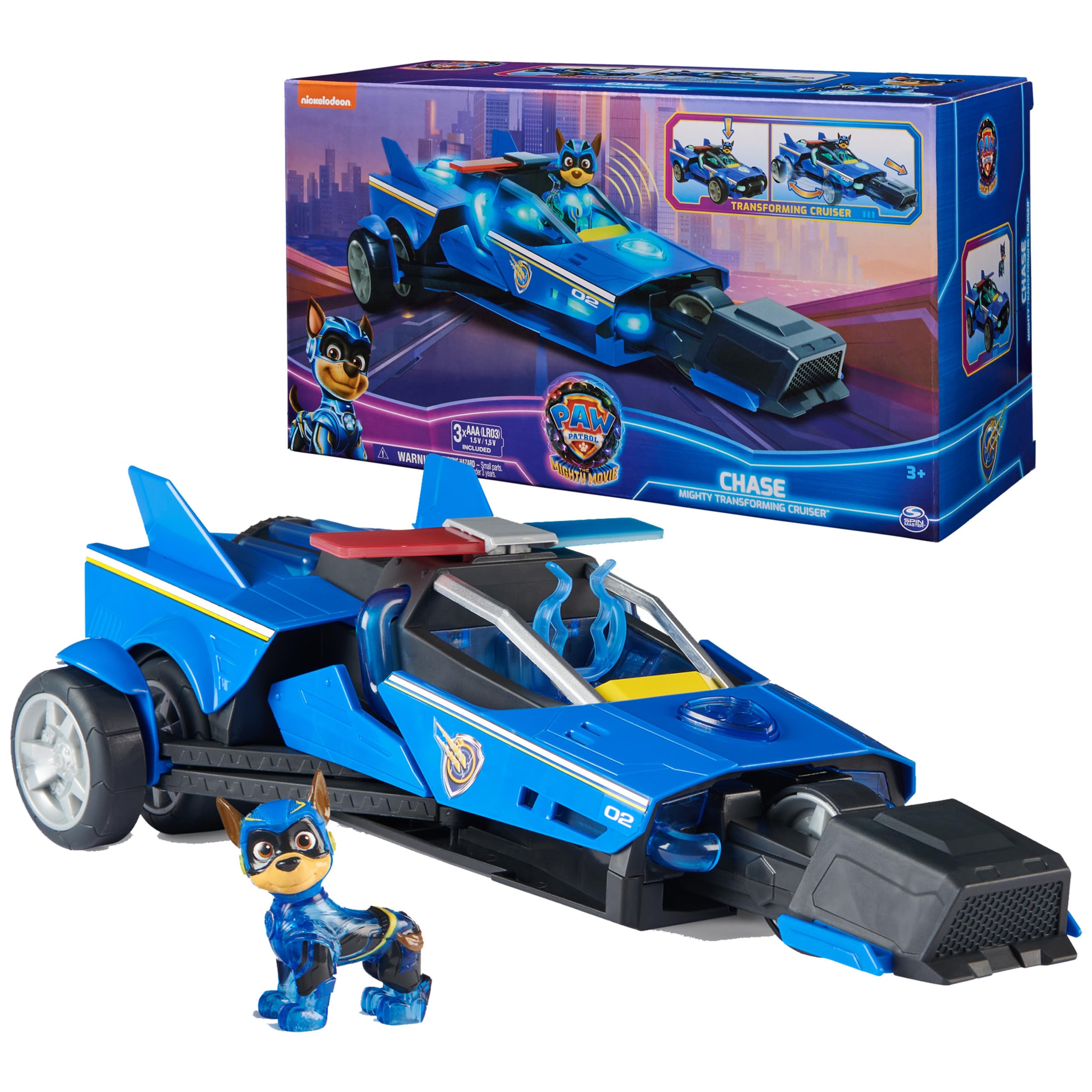 Foto 2 pulgar | Chase Figura Paw Patrol con Vehículo - Venta Internacional