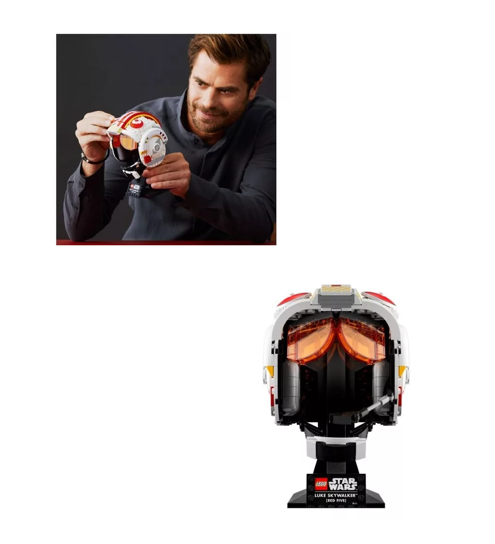Foto 3 pulgar | Kit Lego Star Wars Casco De Luke Skywalker 75327, 675 Piezas