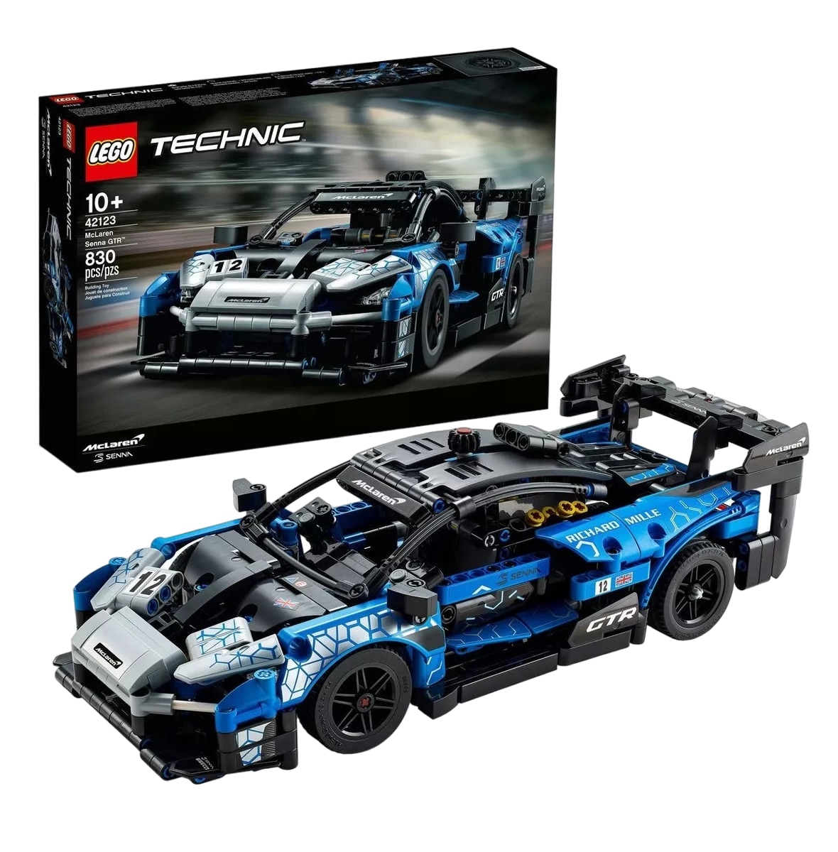 Kit de Construcción Lego Technic McLaren Senna GTR 830 Piezas $2,269