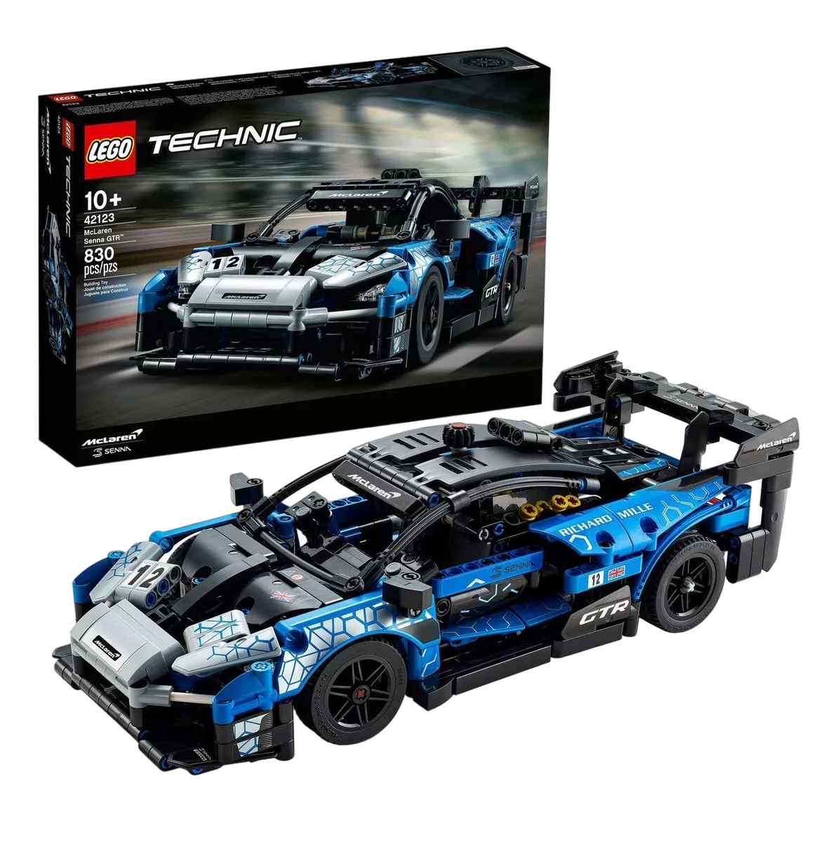 Foto 2 pulgar | Kit de Construcción Lego Technic McLaren Senna GTR 830 Piezas