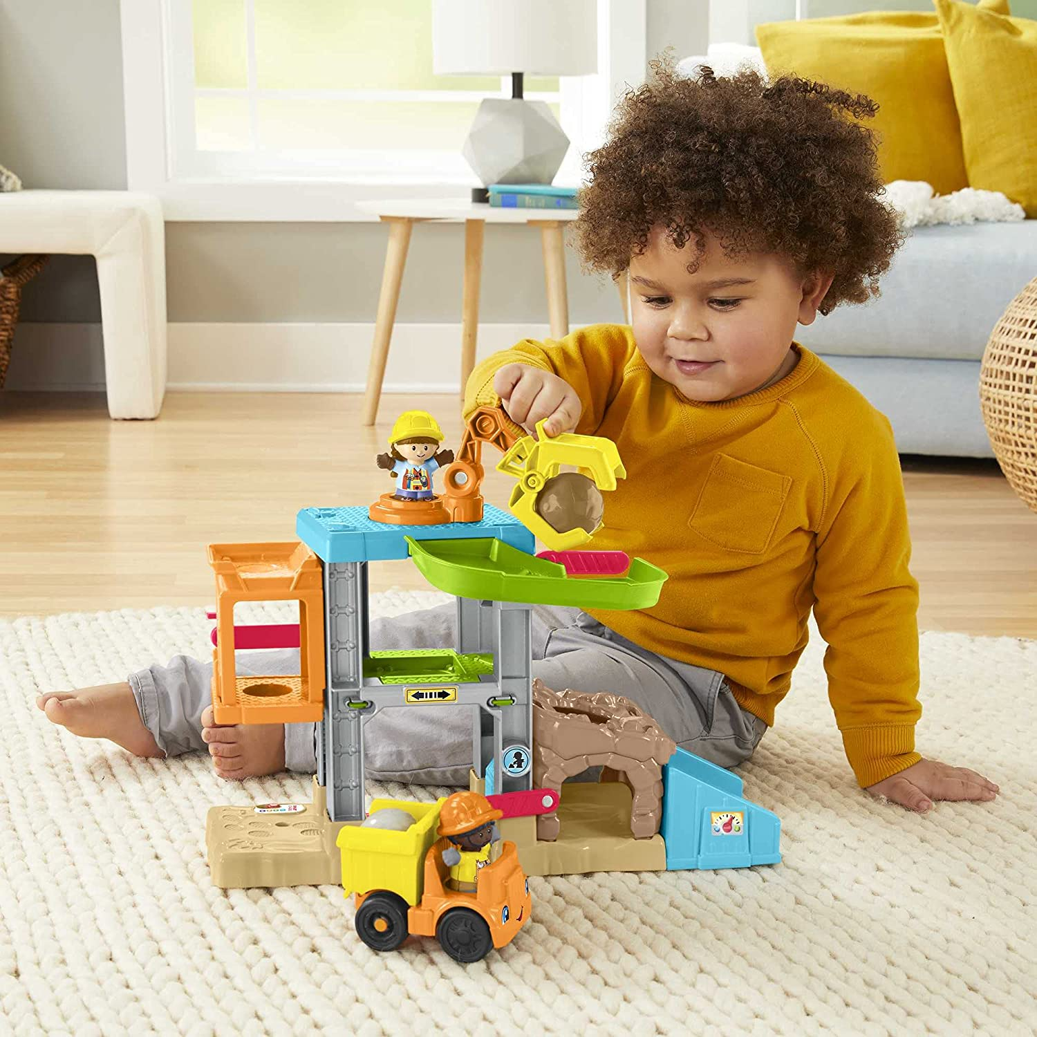 Foto 3 pulgar | Venta Internacional - Set de Juego Musical Fisher-Price Load Up 'n Learn Construction Site