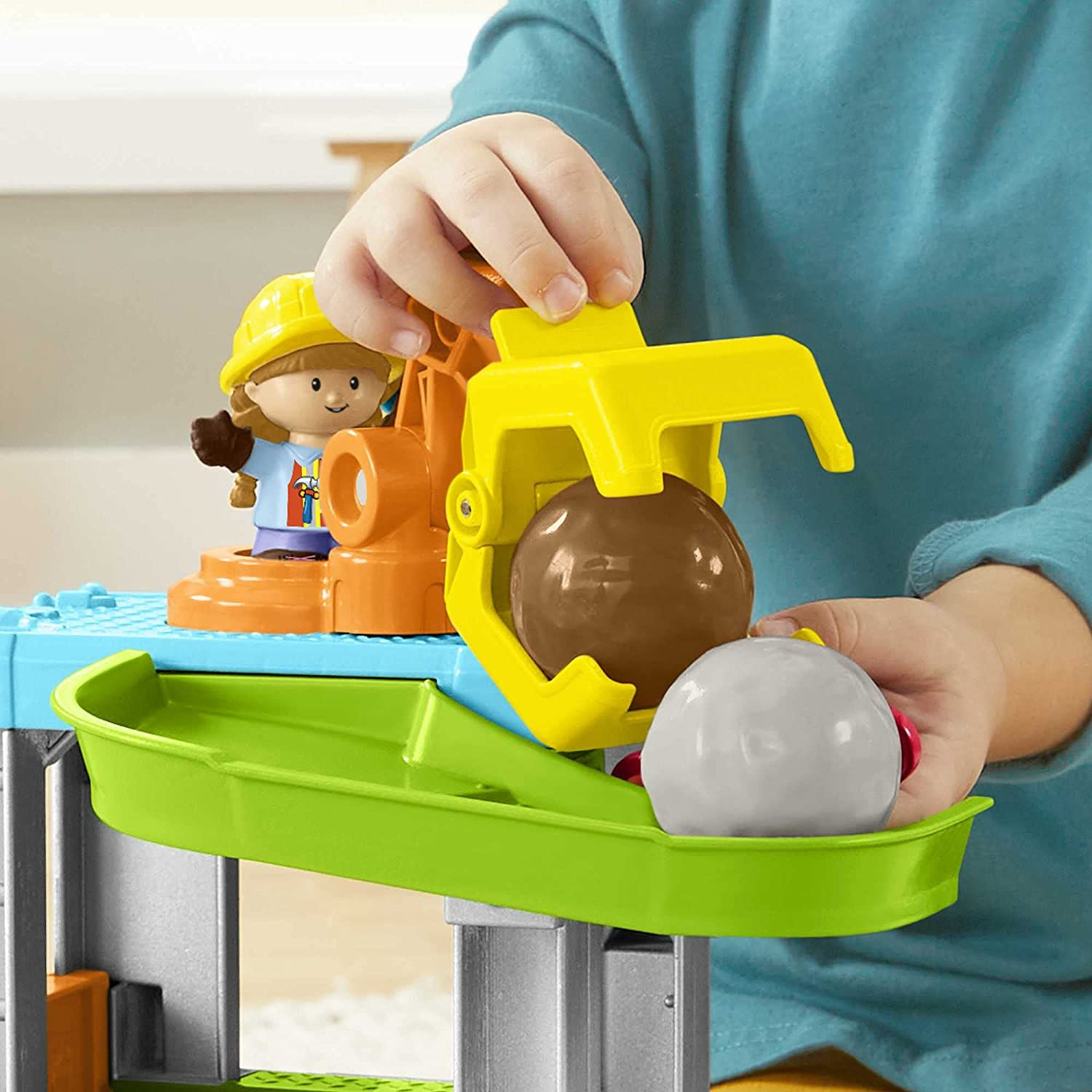 Foto 7 pulgar | Venta Internacional - Set de Juego Musical Fisher-Price Load Up 'n Learn Construction Site