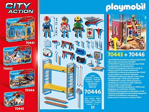 Foto 6 pulgar | Venta Internacional - Set de Andamios Playmobil con Figuras