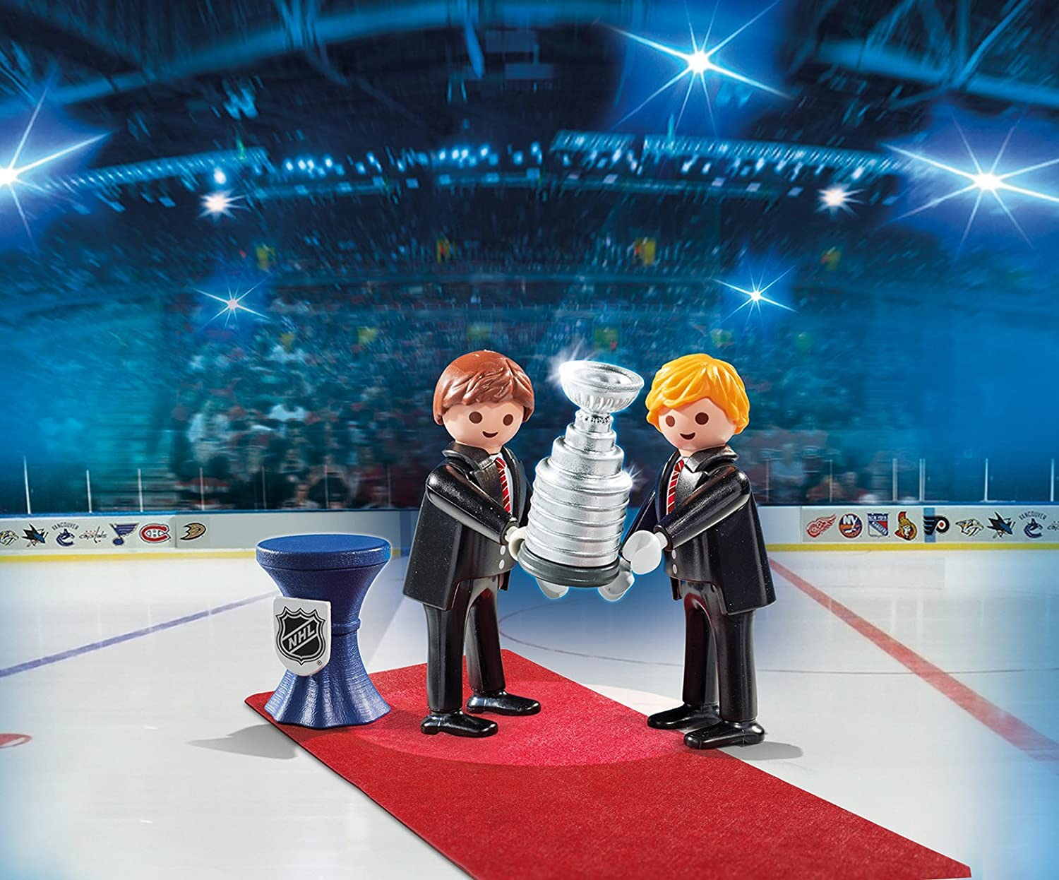 Foto 2 | Venta Internacional - Set de Presentación de la Copa Stanley Nhl Playmobi