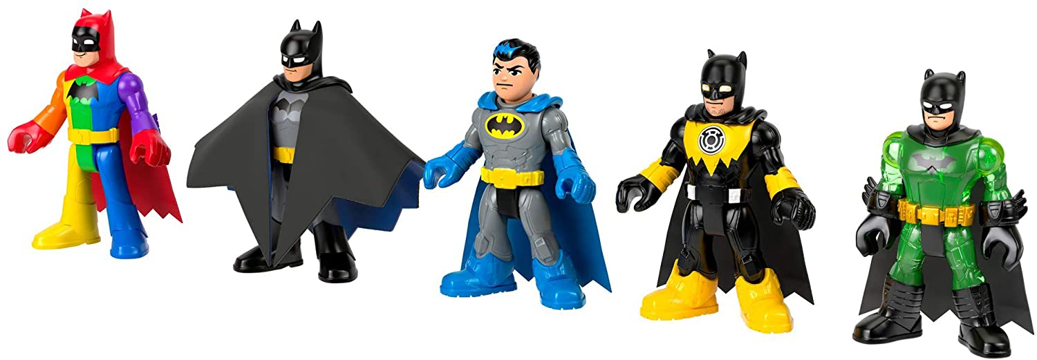 Foto 5 pulgar | Venta Internacional - Paquete de 5 Figuras Fisher-Price  Imaginext DC Super Friends Batman 80th