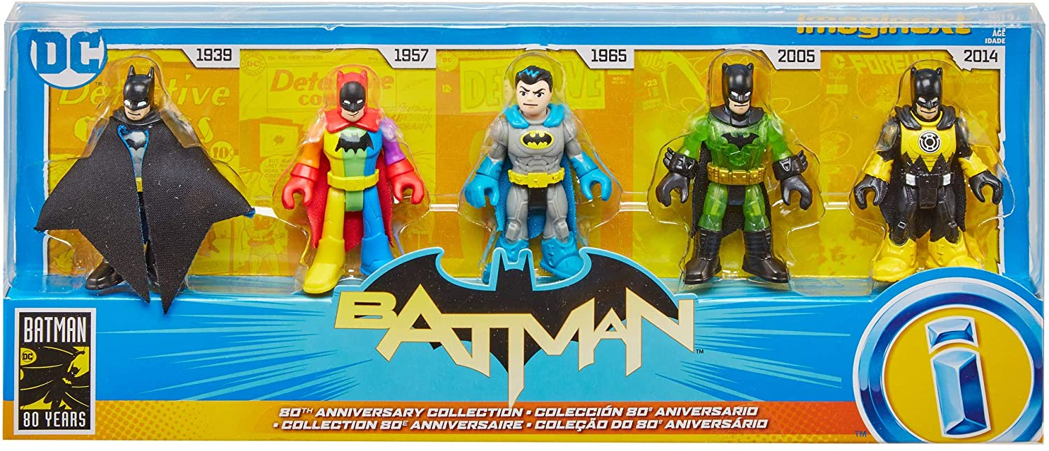 Foto 6 pulgar | Venta Internacional - Paquete de 5 Figuras Fisher-Price  Imaginext DC Super Friends Batman 80th