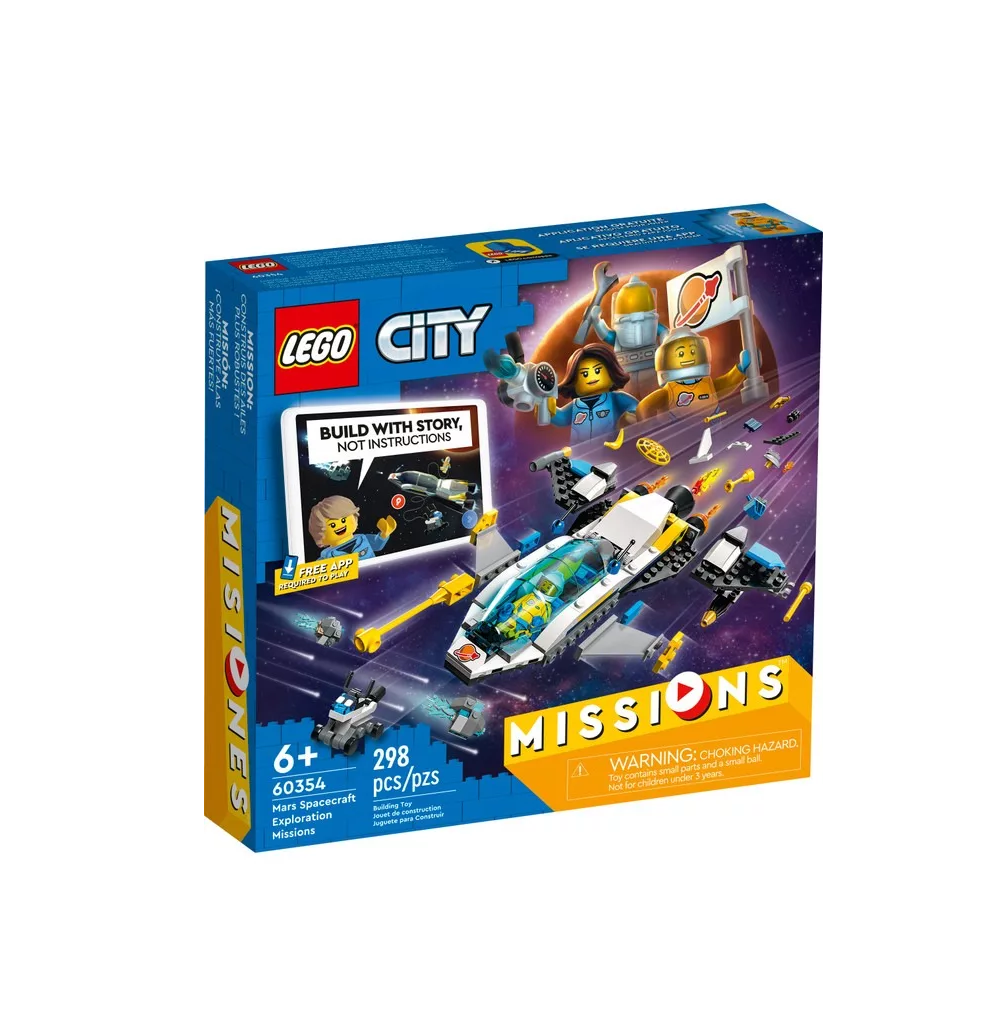 Foto 3 pulgar | Kit Lego City Misiones de Exploración Espacial de Marte 3 más Cantidad de Piezas 298