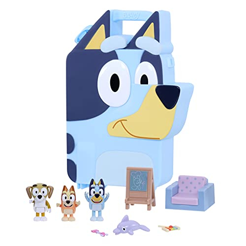 Foto 7 | Venta Internacional - Set De Juego Bluey's Deluxe Play & Go Con Figuras De 2,5 A 3