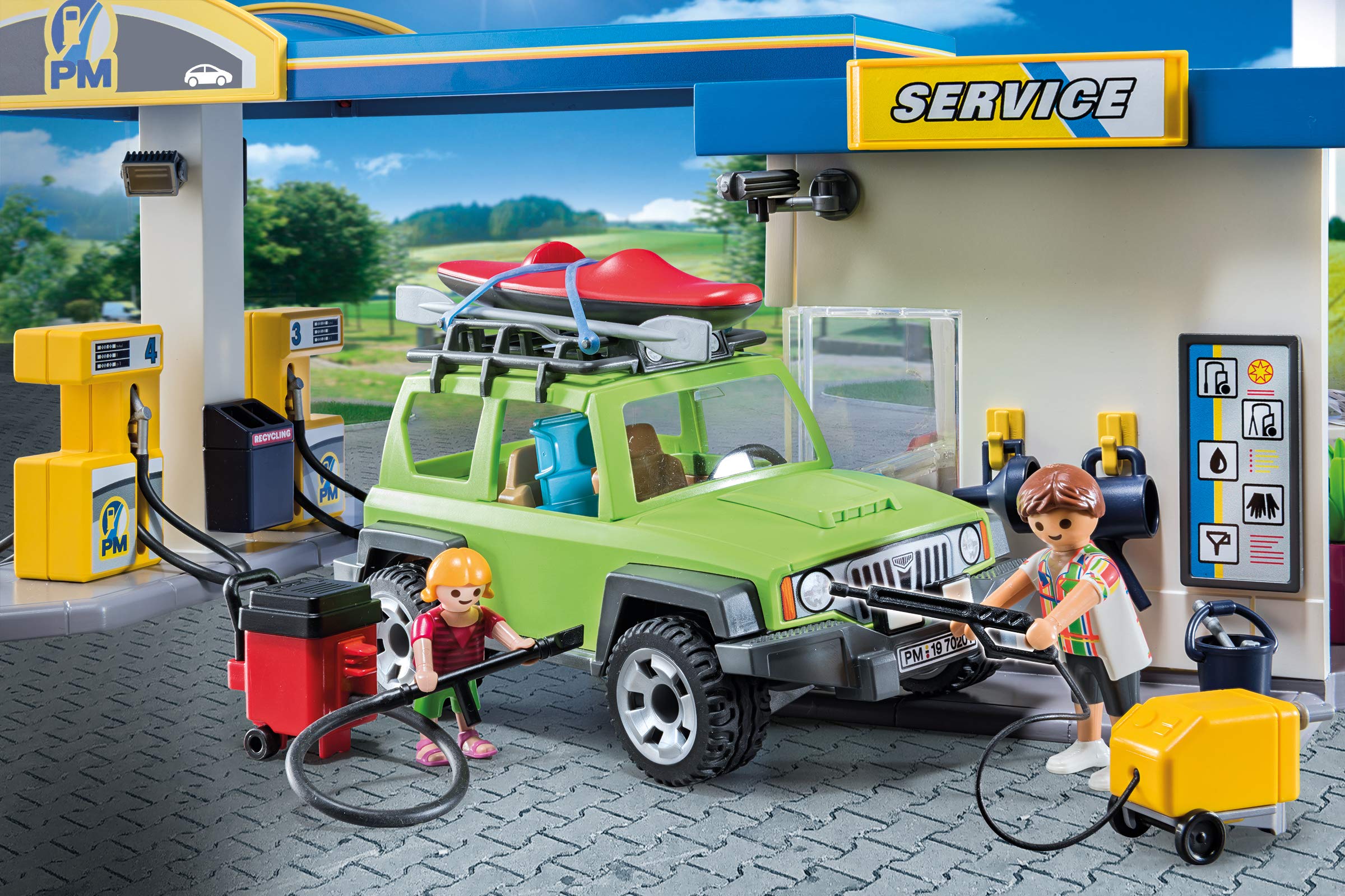 Foto 5 pulgar | Venta Internacional - Gasolinera Playmobil con Figuras /SUV /Bocadillos y Más