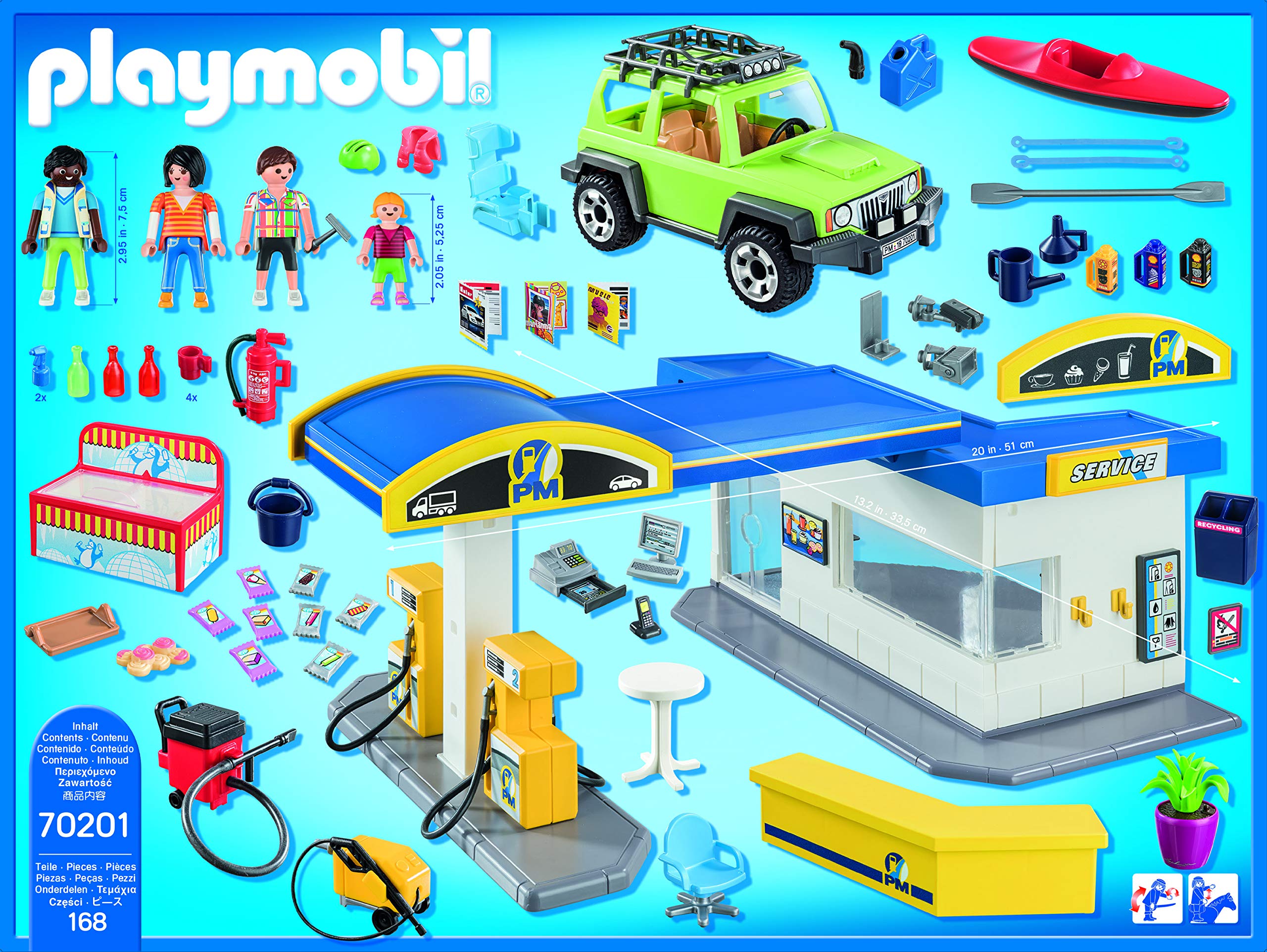 Foto 6 pulgar | Venta Internacional - Gasolinera Playmobil con Figuras /SUV /Bocadillos y Más