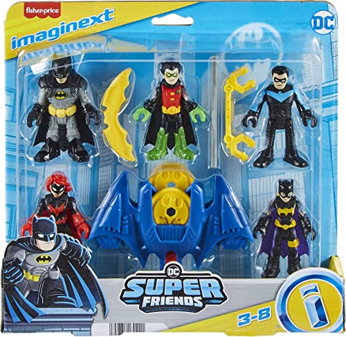 Foto 7 pulgar | Venta Internacional - La Familia Batman Fisher-Price Imaginext DC Super Friends 12 Piezas