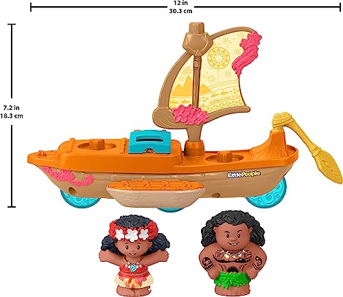 Foto 6 pulgar | Venta Internacional - Figuras Moana Disney Fisher-Price Little People 3 Piezas