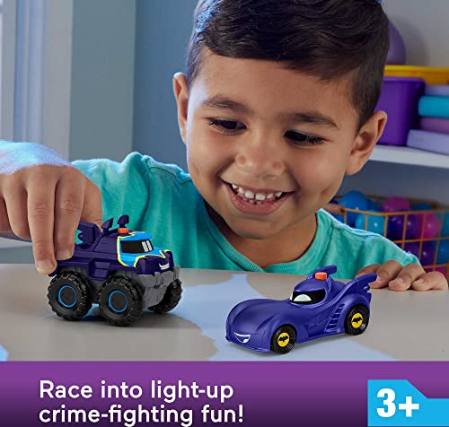 Foto 3 pulgar | Venta Internacional - Coches de Juguete Batwheels Light-Up Racers de Fisher-Price a Escala 1:55 2 piezas