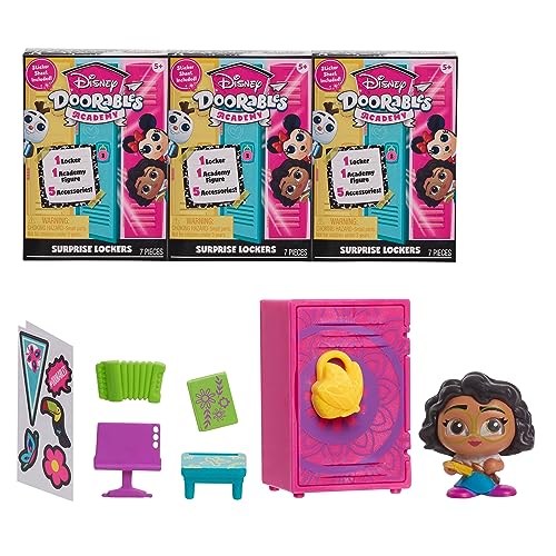 Venta Internacional - Paquete de 3 Taquillas Sorpresa Toy Disney Doorables Academy