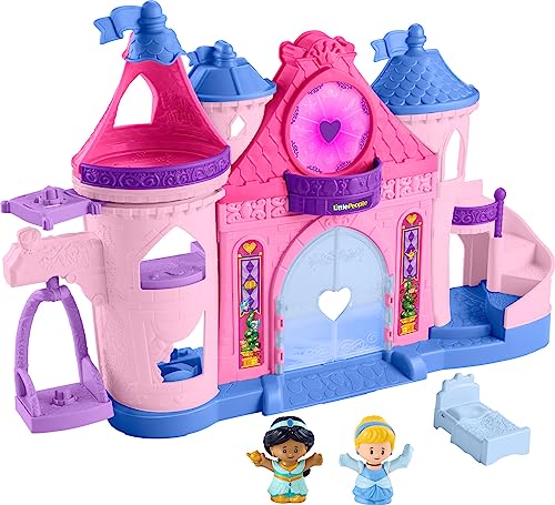 Foto 2 pulgar | Venta Internacional - Set de Juego Fisher-Price Princess Magical Lights & Dancing Castle de Little People