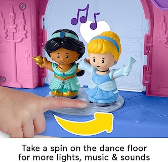 Foto 4 | Venta Internacional - Set de Juego Fisher-Price Princess Magical Lights & Dancing Castle de Little People