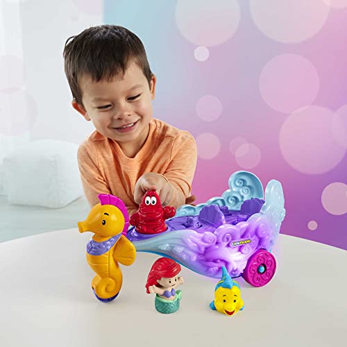 Foto 3 pulgar | Venta Internacional - Carruaje Marino Iluminado Disney Princess De Toy Fisher-price