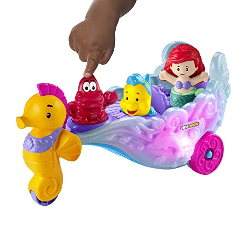 Foto 4 pulgar | Venta Internacional - Carruaje Marino Iluminado Disney Princess De Toy Fisher-price