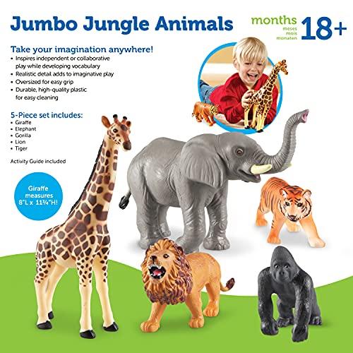 Foto 7 pulgar | Venta Internacional - Juguetes Para Animales Recursos De Aprendizaje Jumbo Jungle Animals