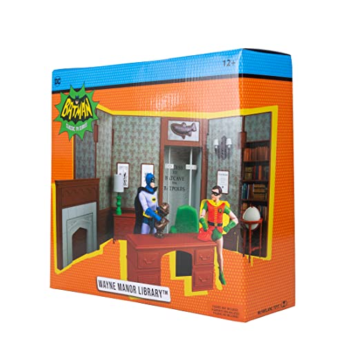 Foto 9 pulgar | Venta Internacional - Set De Juego Mcfarlane Toys Dc Retro Wayne Manor Library Batman 6