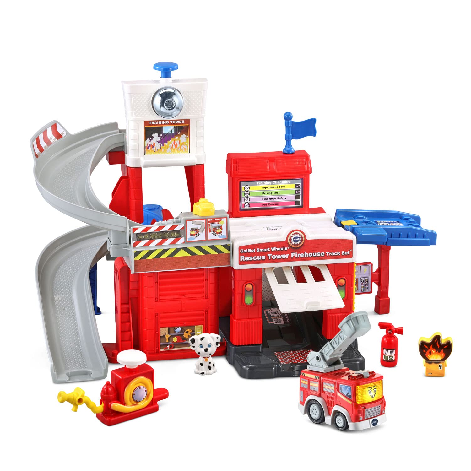 Venta Internacional - Juguete Vtech Go! ¡vamos! Torre De Rescate Smart Wheels, Estación De Bomberos