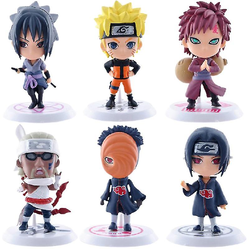 Foto 6 pulgar | Venta Internacional - Set De Figuras De Acción Sajy Classic Naruto Pvc, 6 Piezas