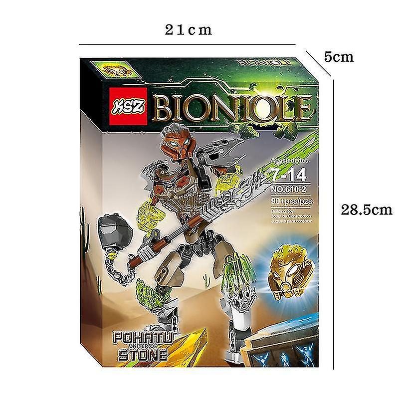 Foto 3 pulgar | Venta Internacional - Juguete De Construcción De Figuras De Acción Bionicle Pohatu Stone Land Guardi