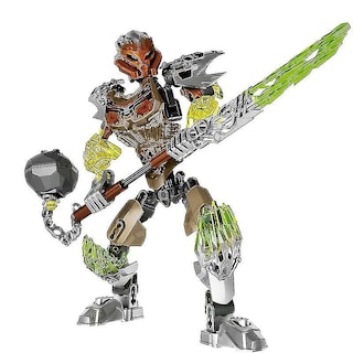 Foto 3 | Venta Internacional - Juguete De Construcción De Figuras De Acción Bionicle Pohatu Stone Land Guardi