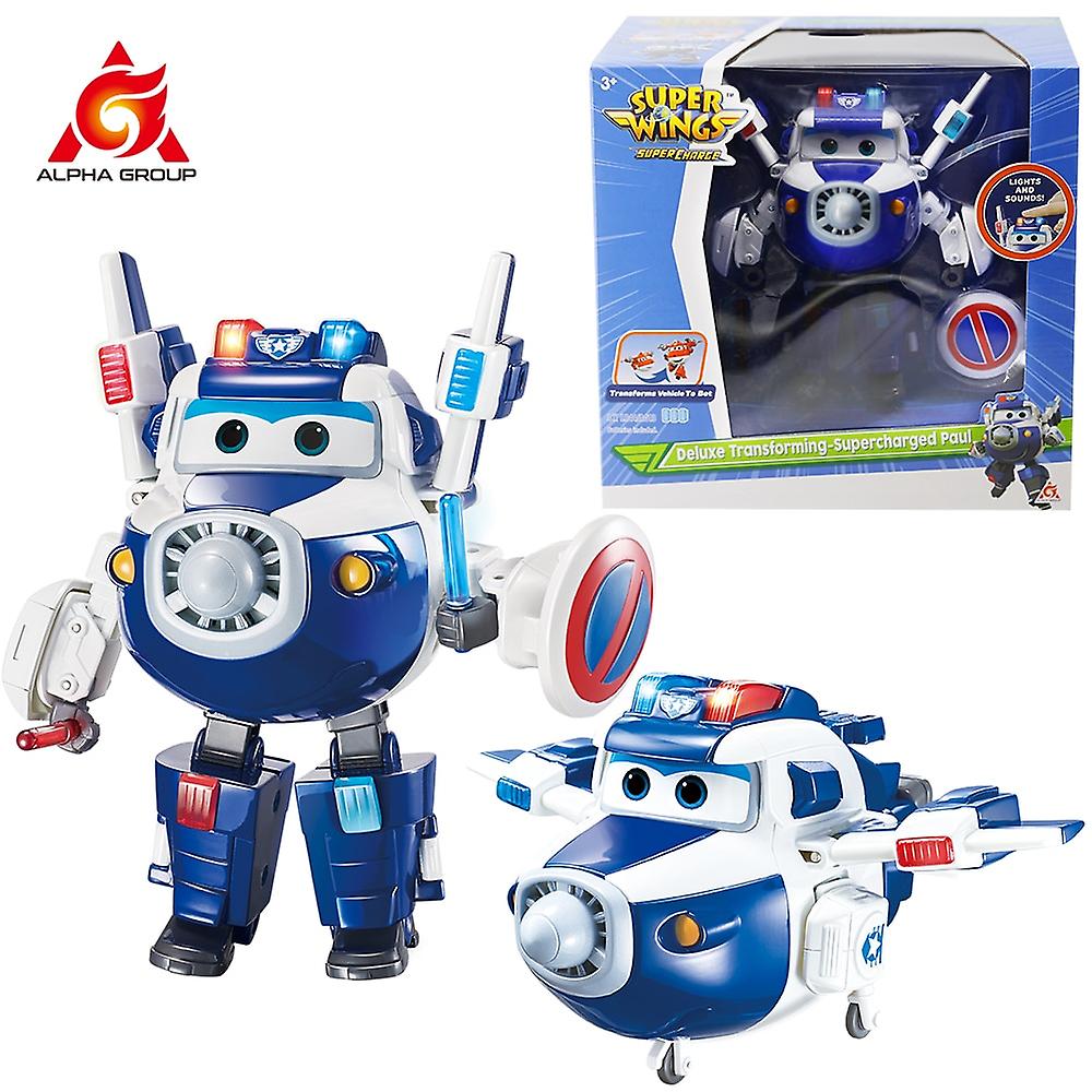 Foto 2 pulgar | Venta Internacional - Toy Super Wings Supercharged Paul Deluxe De 15,5 Cm Con Luces