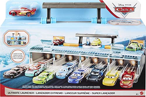 Foto 7 pulgar | Venta Internacional - Set De Carreras Disney Cars Toys Ultimate 2 En 1 Launcher & Carry C