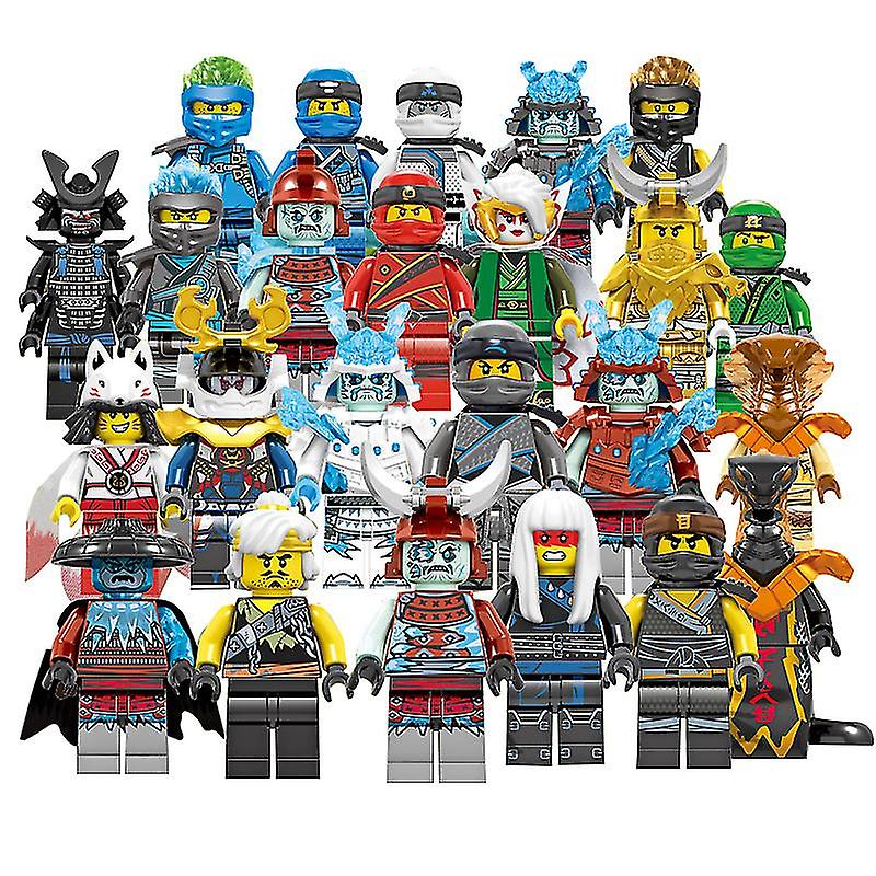 Foto 2 pulgar | Venta Internacional - Set De Minifiguras Ninjago, 24 Unidades, Plástico Abs, 4,5 Cm De Altura