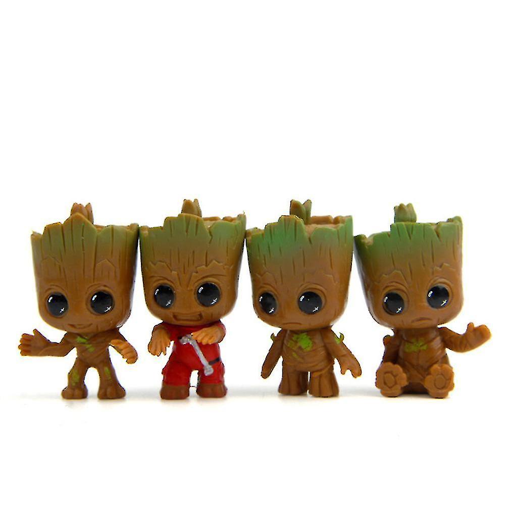 Foto 2 pulgar | Venta Internacional - Set De Figuras De Acción Guardianes De La Galaxia Baby Groot X4