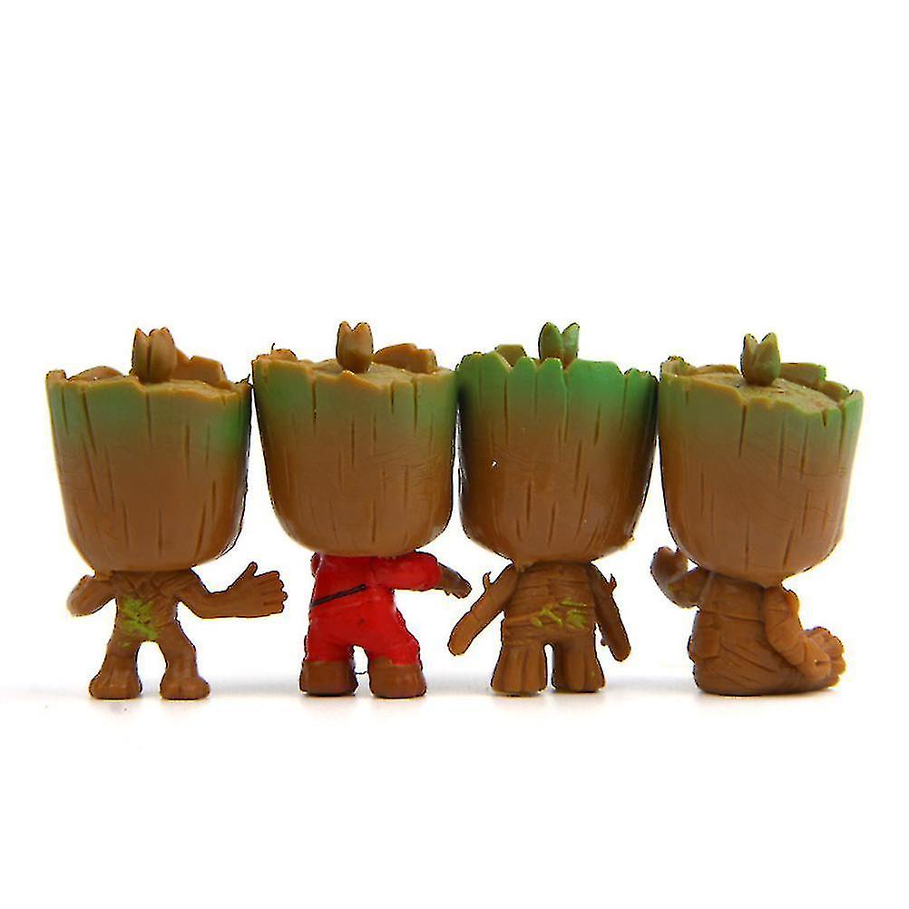 Foto 3 pulgar | Venta Internacional - Set De Figuras De Acción Guardianes De La Galaxia Baby Groot X4