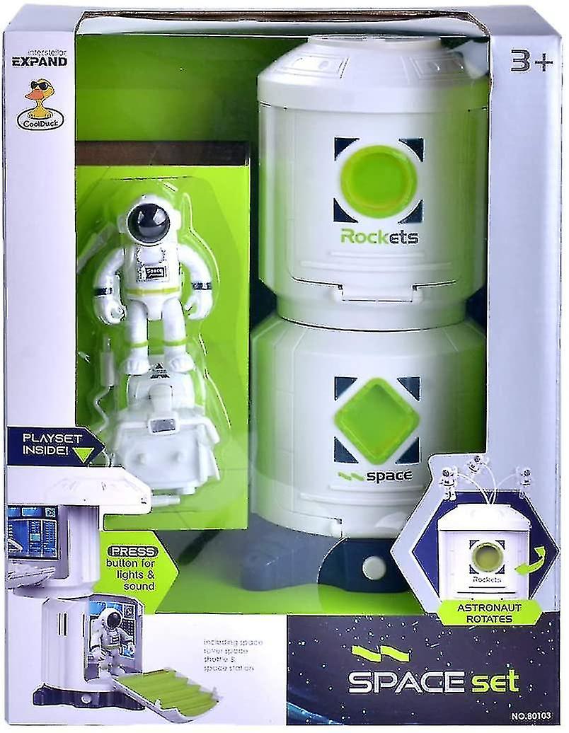 Foto 2 pulgar | Venta Internacional - Figura De Astronauta Space Station Playset Toys W/ Lights Sound