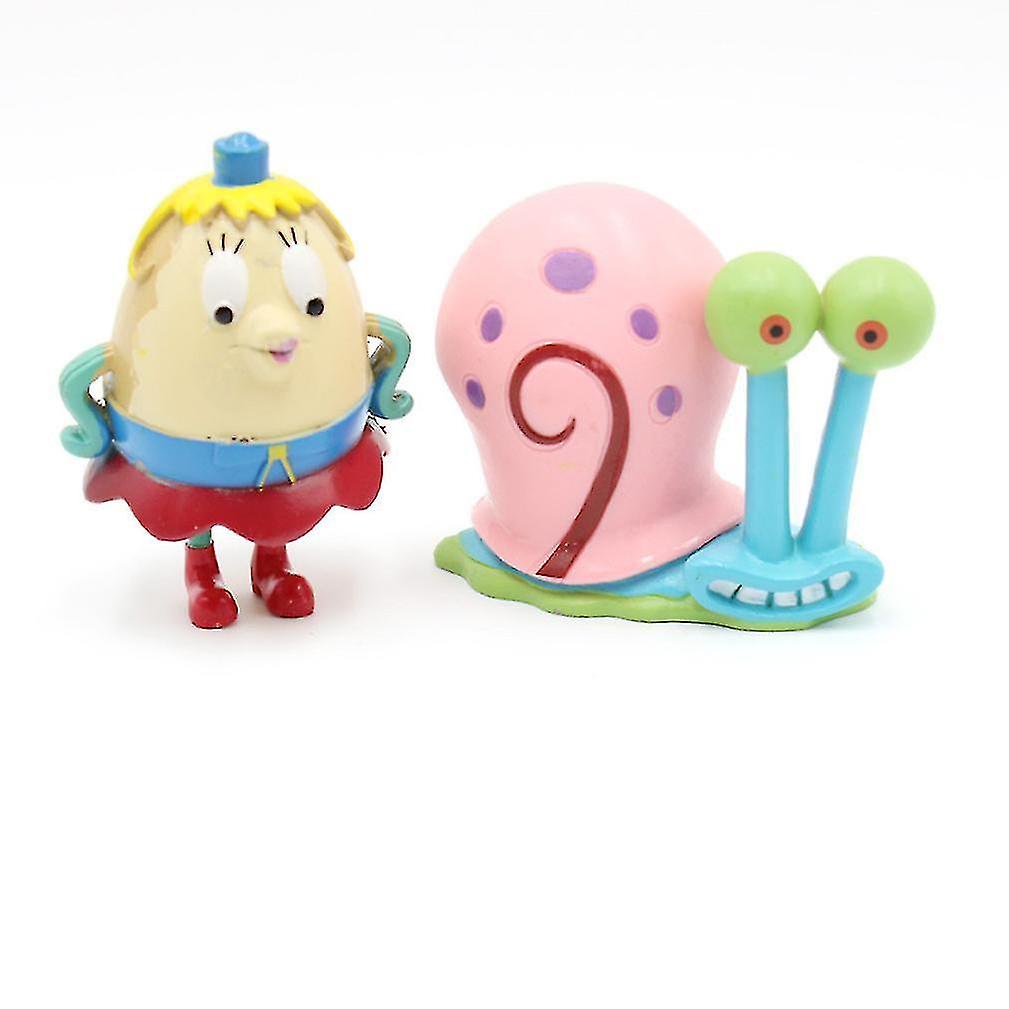 Foto 3 pulgar | Venta Internacional - Figura De Juguete De Bob Esponja Con Dibujos Animados De Patricio, 12 Piezas, 7-8 Cm, Pvc