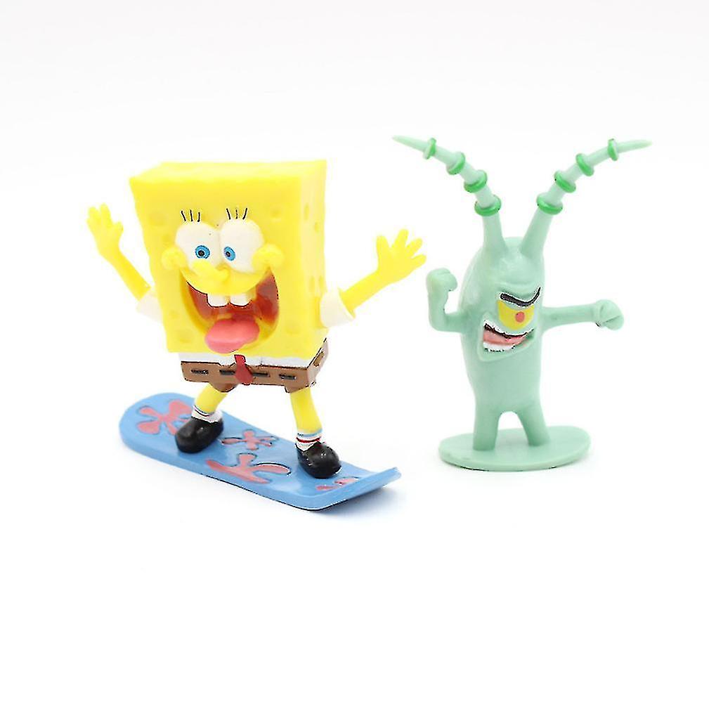 Foto 5 pulgar | Venta Internacional - Figura De Juguete De Bob Esponja Con Dibujos Animados De Patricio, 12 Piezas, 7-8 Cm, Pvc