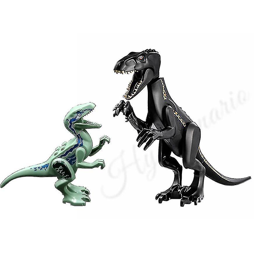 Foto 2 pulgar | Venta Internacional - Juguete Jurassic Dinosaur World Park Indoraptor Velociraptor X2