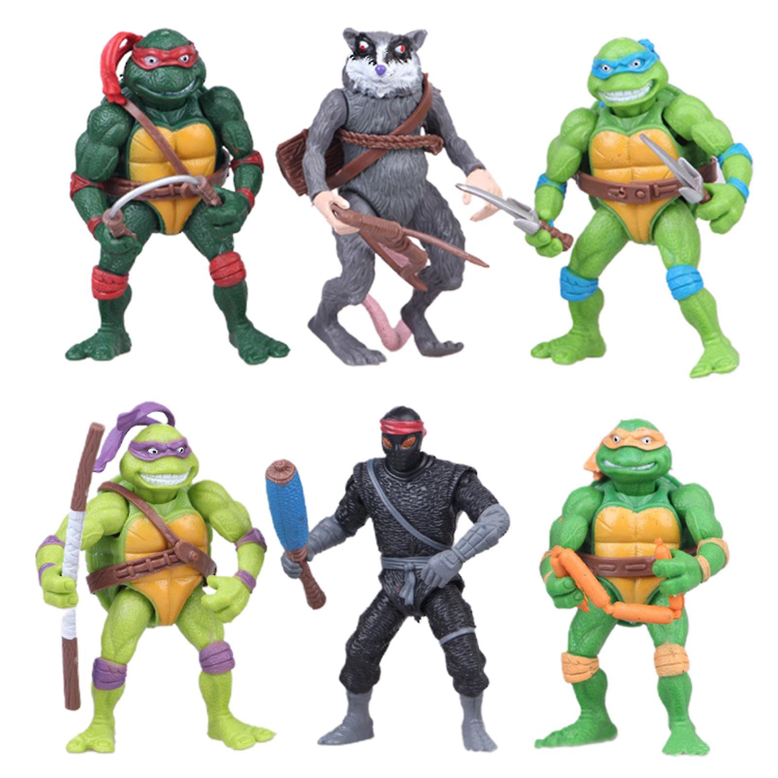 Foto 2 pulgar | Venta Internacional - Set De Figuras De Acción Con Forma De Tortuga Ninja, 6 Unidades, Para Niños De Más De 3 Años